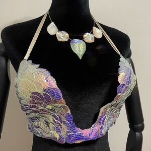 Mermaid bra festival bra bra 34C